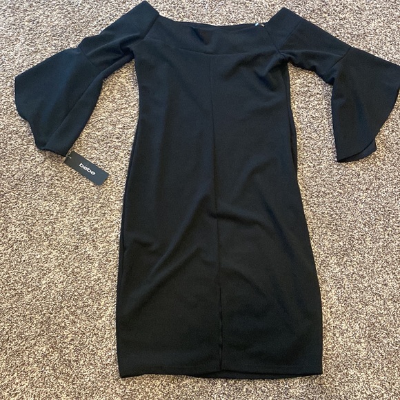 NWT BEBE black dress - Picture 7 of 7